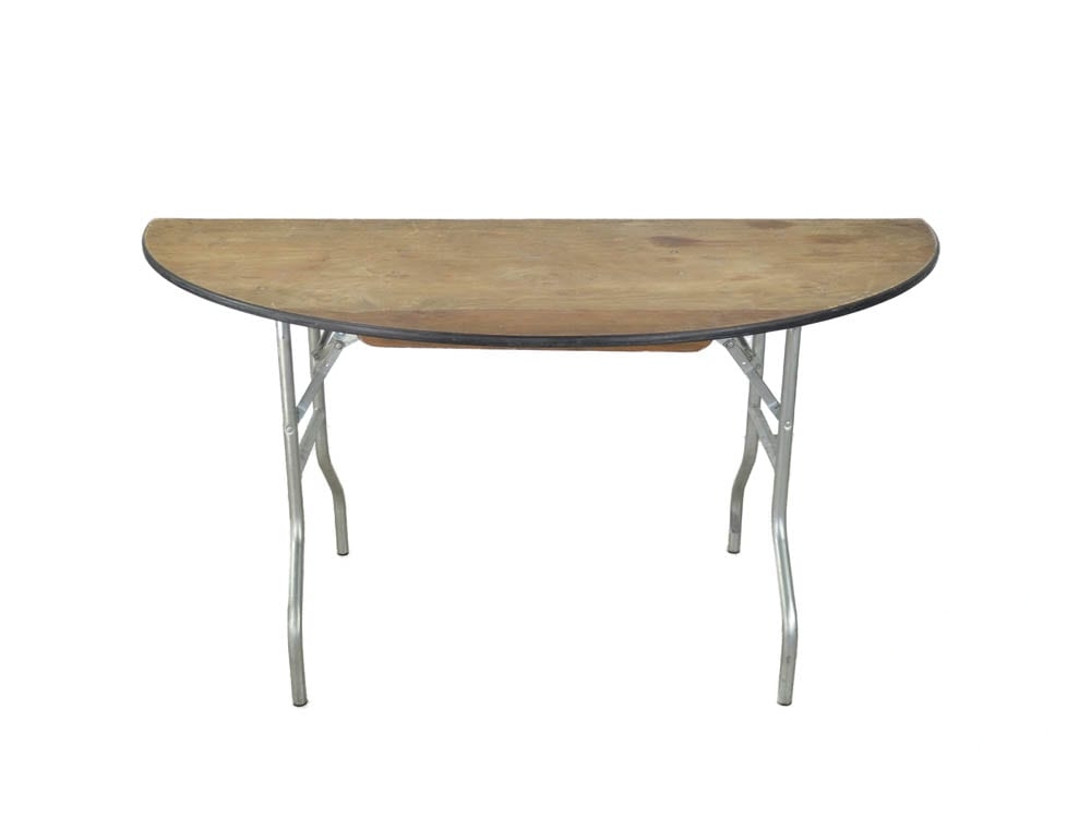 60″ Half Round Table